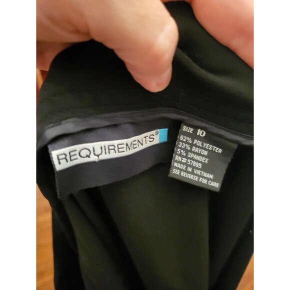 Black A Line Stretch Full Sweep Midi Skirt 10 Riding Skirt Old Money Minimalist - Picture 3 of 8